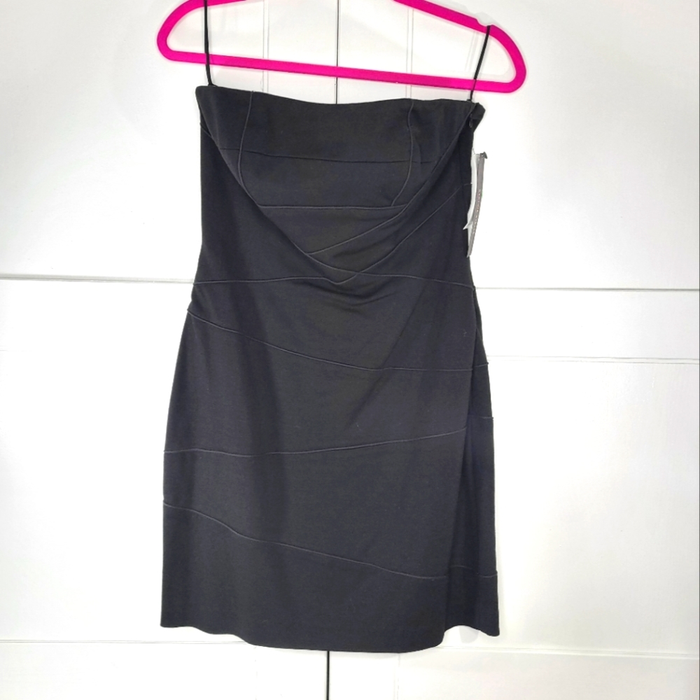 Strapless Black Dress Cynthia Steffee NWT